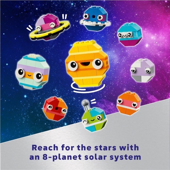 NIB sealed LEGO Classic Creative Space Planets
Aliens and Rocket Ship Toy 11037 - Picture 5 of 6